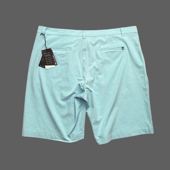 Travis Mathew SwitchBacks Short Blue Petit Four Size 42 NWT 1MW200 - Picture 7 of 9